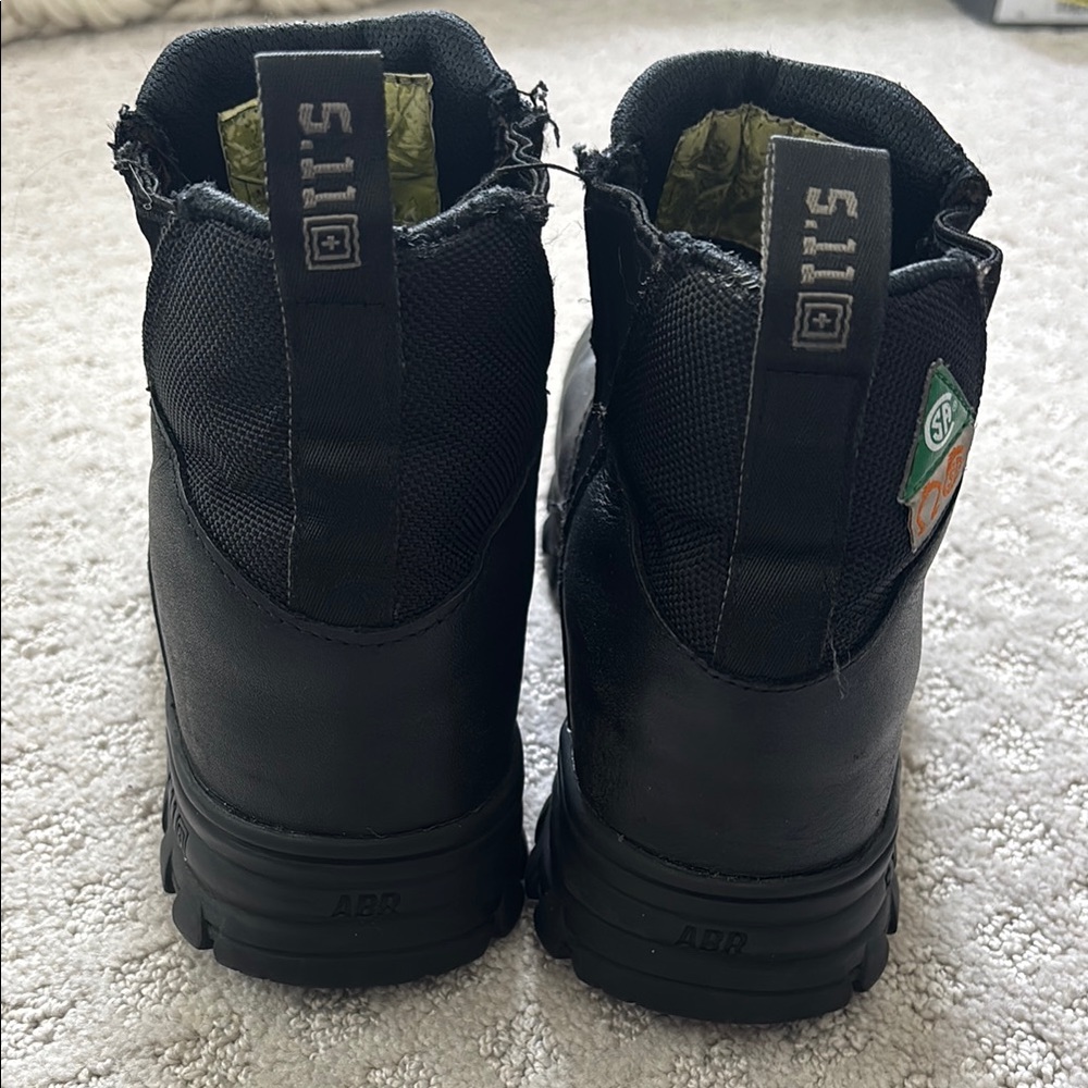 511 Black Steel Toe Boots - Picture 2 of 6